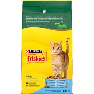 Pienso para gatos adultos con salmón y verduras bolsa 4 kg -
