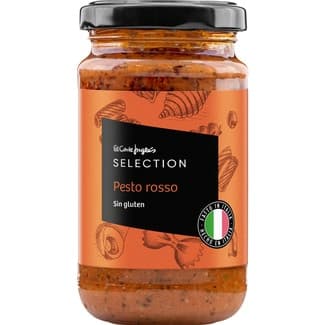 Salsa pesto rosso sin gluten bote 190 g neto escurrido -