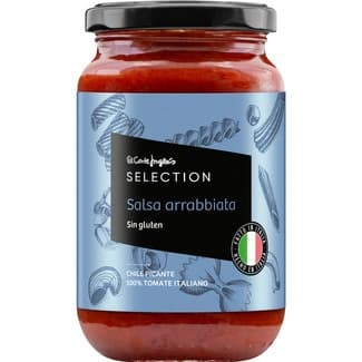 Salsa arrabbiata sin gluten bote 350 g neto escurrido -