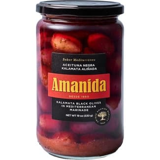 Aceituna negra kalamata aliñada tarro 315 g neto escurrido -
