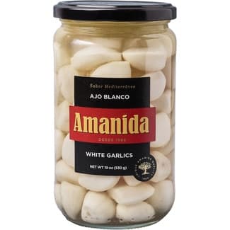 Ajo blanco tarro 340 g neto escurrido -