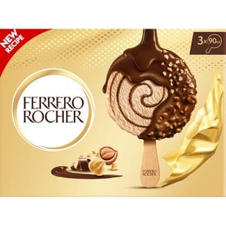 Bombón helado de avellana cubierto con chocolate 3 unidades estuche 270 ml -