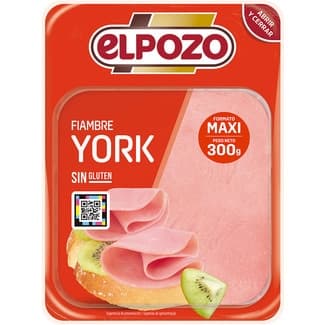 Fiambre york maxi en lonchas sin gluten envase 300 g -