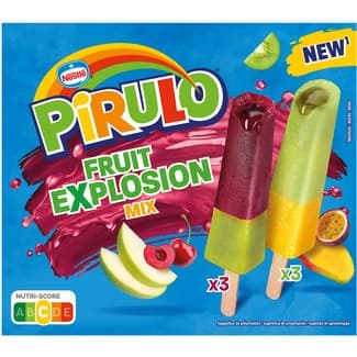 Helado Fruit Explosión Mix 6 unidades estuche 252 ml -