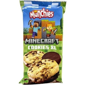 Cookies XL con pepitas y bañadas en chocolate Mr Munchies paquete 140 g -