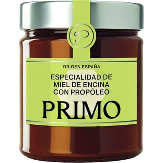 Especialidad de miel de encina con propóleo origen España tarro 250 g -