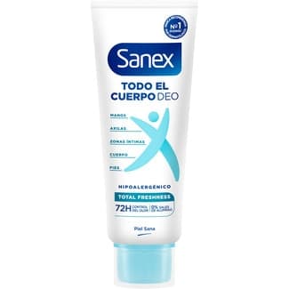 Desodorante Todo el Cuerpo hipoalergénico Frescor Total 72h tubo 75 ml -
