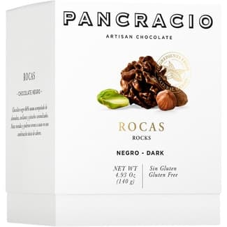 Rocas de chocolate negro estuche 140 g -