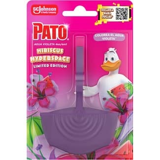 Colgador WC Hybiscus Hyperspace color violeta blister 1 unidad -