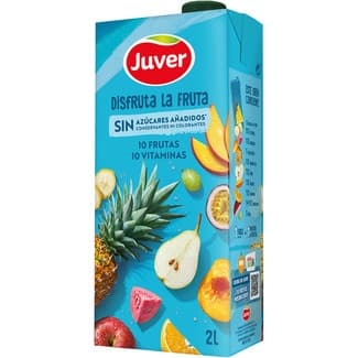 Bebida de zumo de 10 frutas 10 vitaminas a partir de concentrado sin azúcares añadidos brik 2 l -