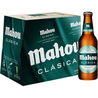 Cerveza rubia original pack 12 botellas 25 cl -