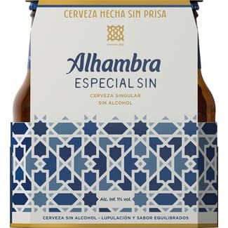 Cerveza rubia sin alcohol pack 6 botellas 25 cl -