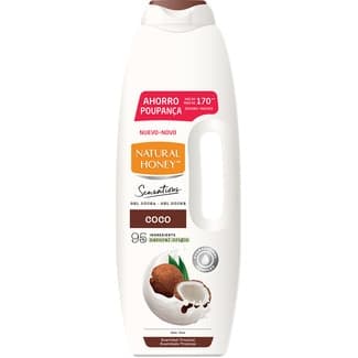 Gel de ducha Sensations Coco suavidad tropical botella 1350 ml -