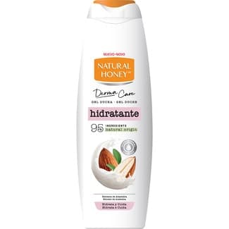 Gel de baño DermaCare hidratante con extracto de almendra hidrata y cuida botella 650 ml -