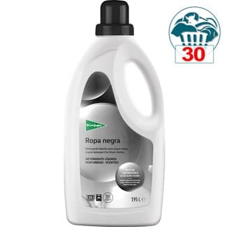 Detergente máquina líquido para ropa negra 1,95 l botella 30 dosis -