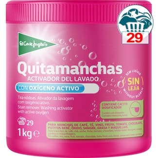 Quitamanchas activador del lavado con oxígeno activo sin lejía bote 1 kg -