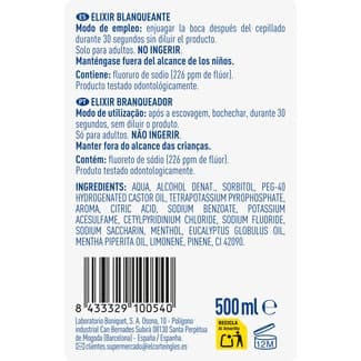 Elixir blanqueante frasco 500 ml -