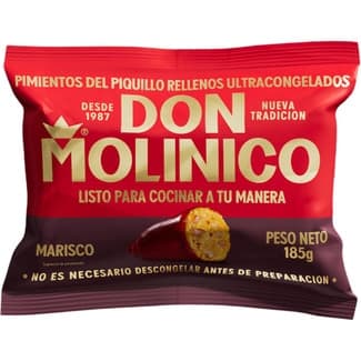 Pimientos del piquillo rellenos de marisco 4 unidades bolsa 185 g -