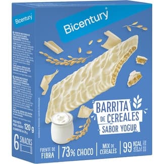 Barrita de cereales sabor yogur 6 unidades estuche 120 g -