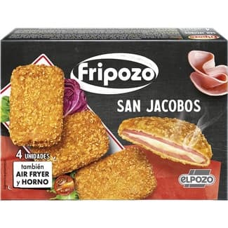 San jacobos jamón y queso empanado 4 unidades estuche 320 g -