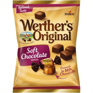 Caramelos blandos de toffee con chocolate bolsa 120 g -