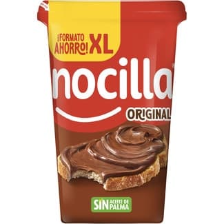 Crema de cacao y avellanas original sin gluten y sin aceite de palma tarrina 750 g formato ahorro! XL -
