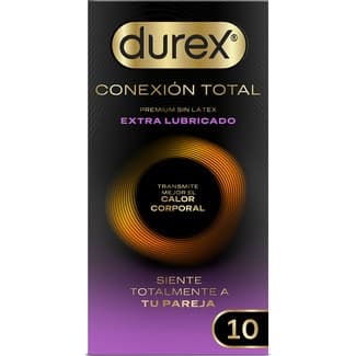 Preservativos Conexión Total Premium extralubricado sin latex caja 10 unidades -