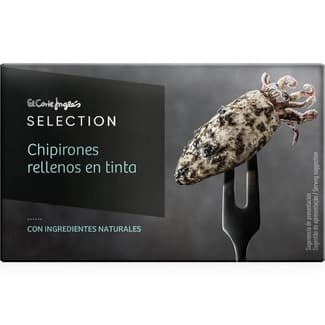 Chipirones rellenos en su tinta lata 72 g neto escurrido -