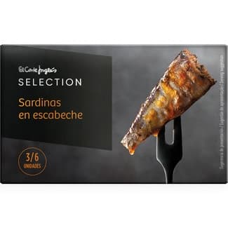 Sardinas en escabeche 3-6 piezas lata 87 g neto escurrido -