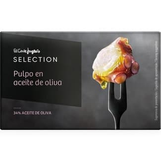 Pulpo en aceite de oliva lata 72 g neto escurrido -