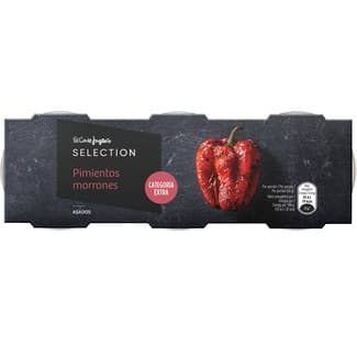 Pimientos morrones asados categoría extra pack 3 lata 60 g neto escurrido -