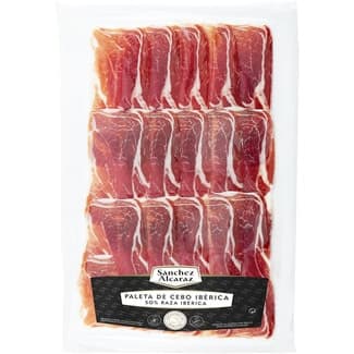 Paleta de cebo ibérica 50% raza ibérica en lonchas sin gluten sin lactosa envase 150 g -