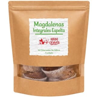 Magdalena integral de espelta 6 unidades envase 380 g -