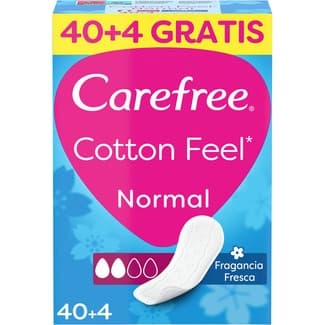 Protege slips Cotton Fresh Normal fragancia fresca caja 40 unidades -