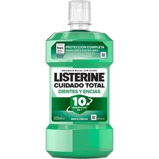 Enjuague bucal dientes y encías menta fresca frasco 500 ml -