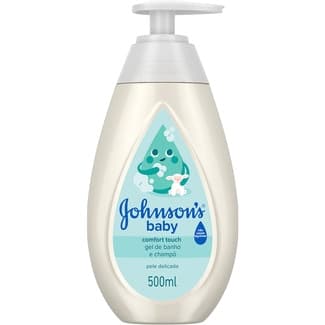 Cotton Touch gel de baño infantil sin sulfatos ni colorantes dosificador 500 ml -