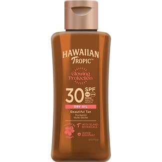 Glowing Protection aceite seco solar protector SPF-30 aroma tropical frasco 75 ml resistente al agua -