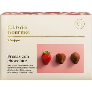 Fresas con chocolate estuche 150 g -