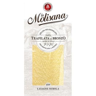 Lasaña semola Trafilata Al Bronzo paquete 500 g -