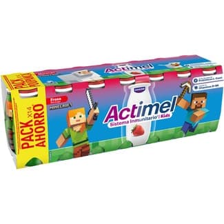 Kids L. Casei con fresa sin gluten pack 14 unidades 100 g pack ahorro -