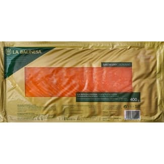 Centro de salmón ahumado en lonchas tradición escocesa sin azúcares añadidos envase 400 g -