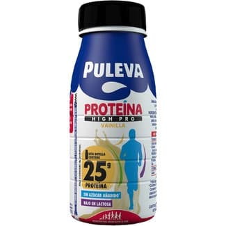 Proteína batido sabor vainilla sin azúcar añadido y bajo en lactosa botella 250 ml -