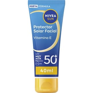 Protección solar facial Vitamina E SPF-50+ tubo 40 ml -