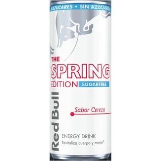 Spring Edición bebida energética sabor cereza Sugar Free lata 25 cl -
