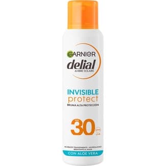 Invisible Protect Bruma alta protección SPF-30 con aloe vera acabado transparente bote 40 ml -
