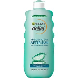 After sun con leche hidratante calmante con aloe vera hidratacion 24h frasco 400 ml -