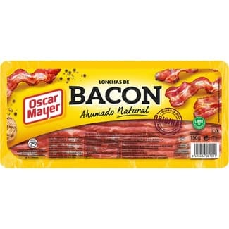 Bacon semicocido y ahumado natural en lonchas sin gluten envase 150 g -