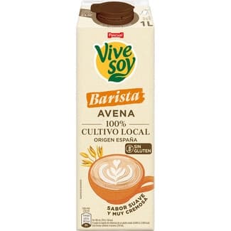 Bebida de avena Barista 100% Cultivo local sin gluten brik 1 l -
