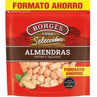 Almendras fritas y saladas formato ahorro bolsa 250 g -