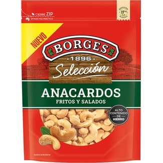Anacardos fritos y salados bolsa 160 g -
